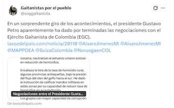 El EGC manifestó que las