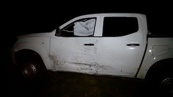 Una camioneta incautada tras la incautación de 400 kilos de droga en Uruguay (Ministerio del Interior)