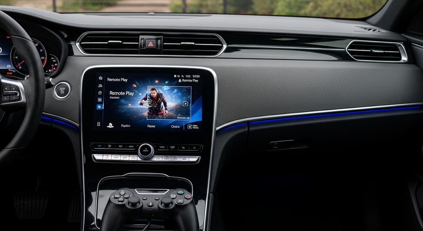 Sony, junto a Honda, podrían incluir en sus autos una PlayStation Remote Play. (Imagen Ilustrativa Infobae)