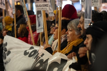 La Marcha del Silencio en Uruguay, en memoria de los desaparecidos de la última dictadura (Presidencia)