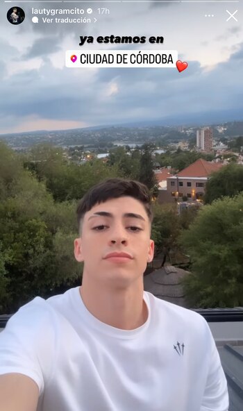 El posteo de Lauty Gram