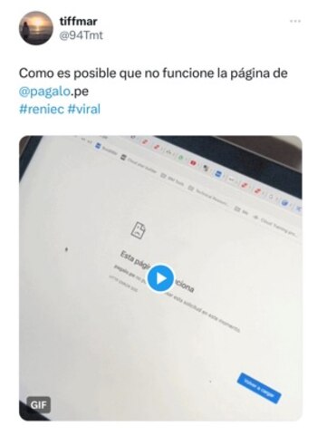 Usuario expresa su malestar al