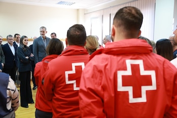 Los reyes en el Centro