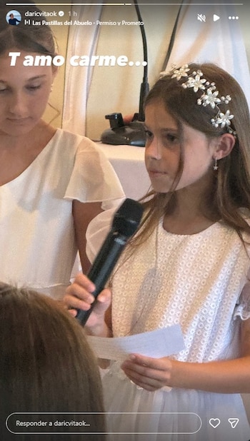 Darío decidió compartir una foto