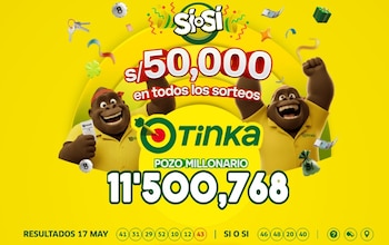 ¿Hubo ganador? Mira los resultados del sorteo de La Tinka del 17 de mayo. Captura: La web Tinka.