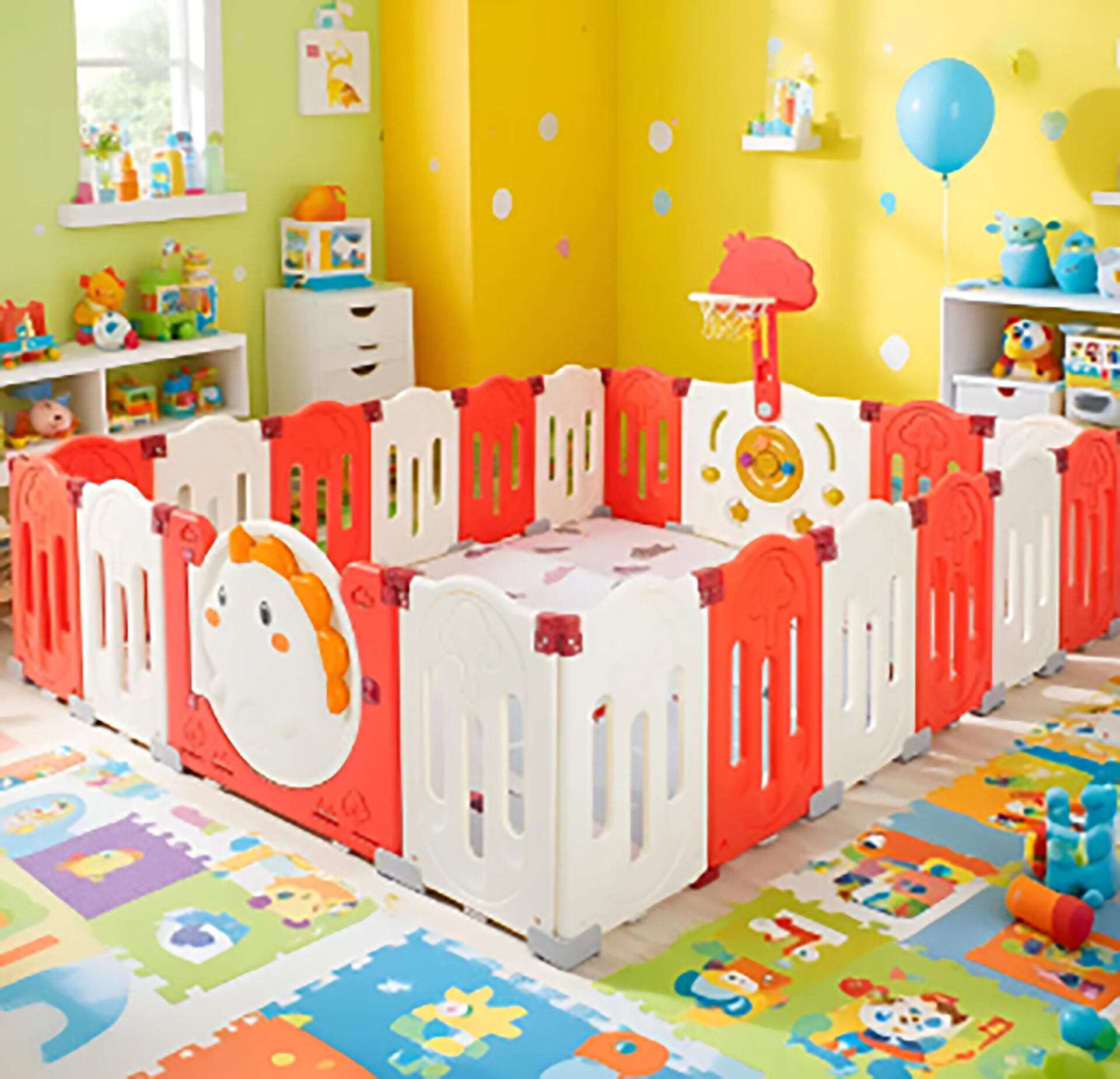 Para estimular la motricidad de los cuatrillizos, Erica debe comprar este corralito que le recomendaron los médicos pero no dispone del dinero necesario