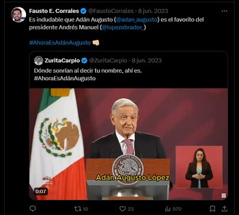 Fausto Ernesto Corrales promotor de