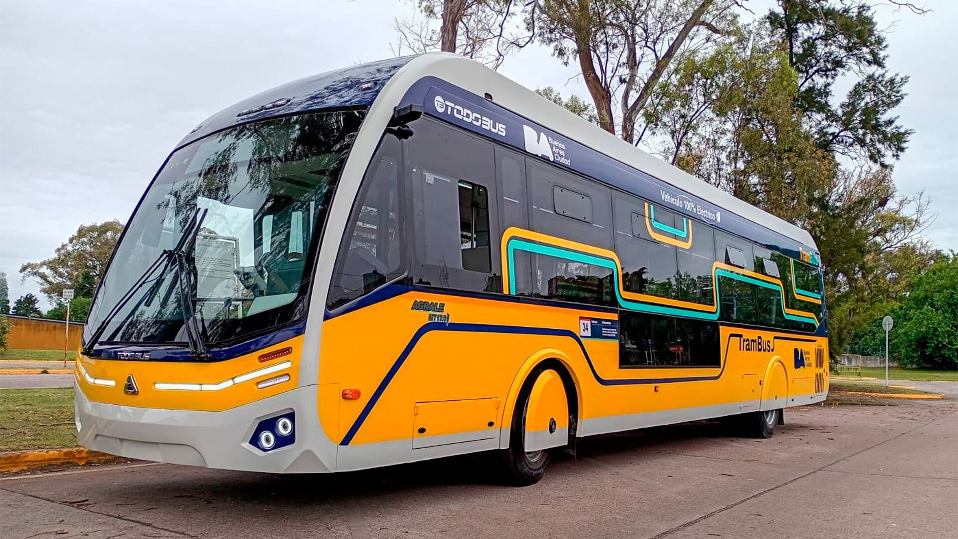 El Trambus está en fase de pruebas y capacitación (Foto: Ciudad de Bondis)