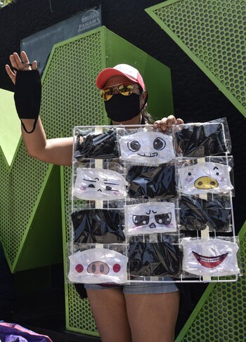 la venta de cubrebocas reutilizables