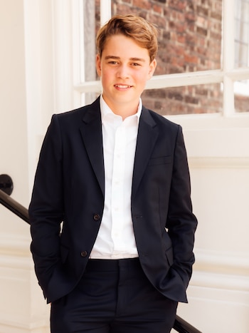 Nuevo retrato del príncipe George de Reino Unido (CASA REAL BRITÁNICA/Matt Porteous).