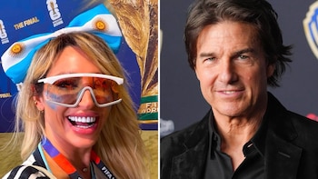 El insólito encuentro de Vicky Xipolitakis con Tom Cruise en la Copa del Mundo: la foto que sorprendió a todos