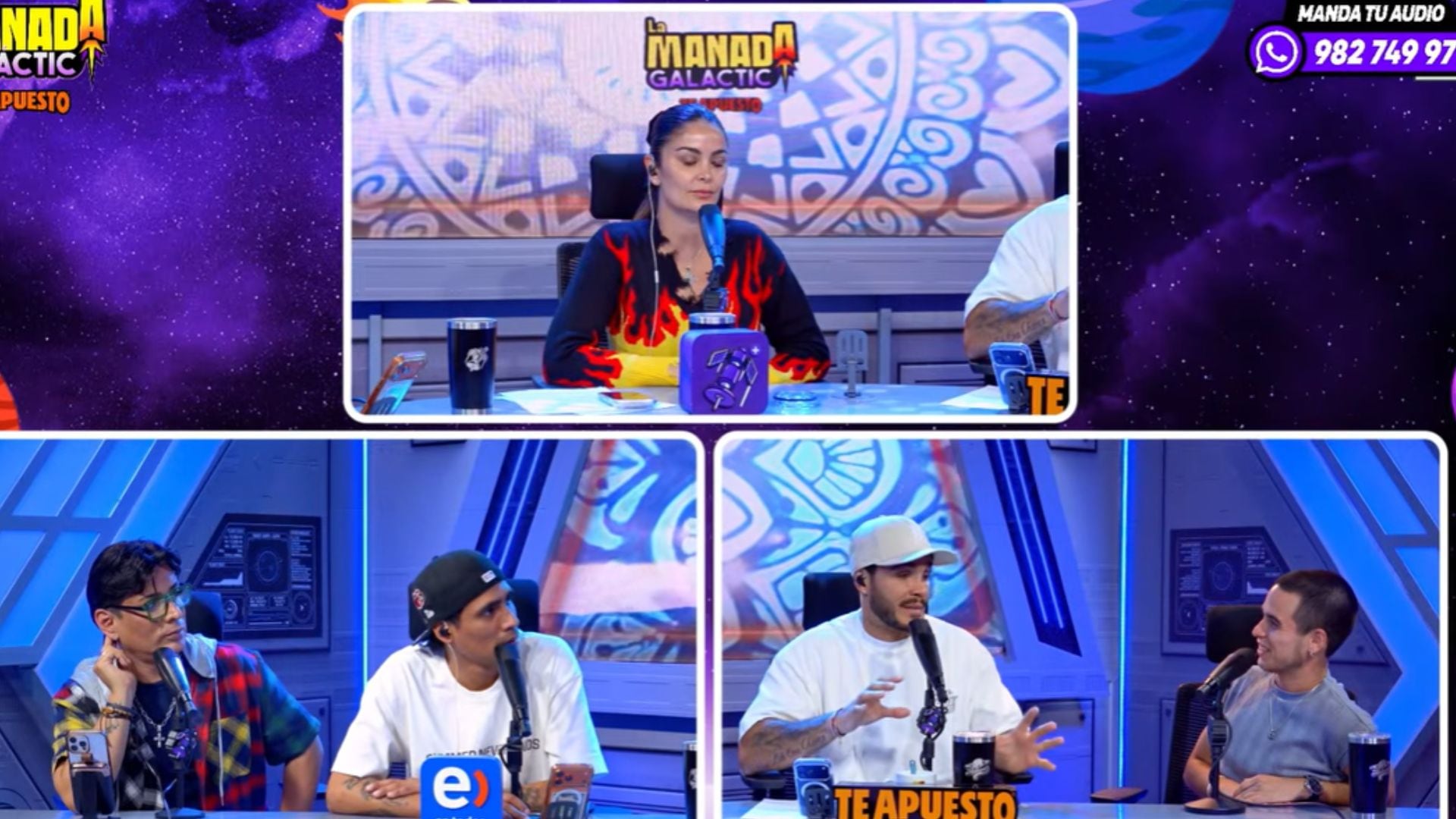 Gerardo Pe’ destacó la forma serena en que Brandon Gallesi expuso su reclamo durante el pódcast. YouTube: La Manada.