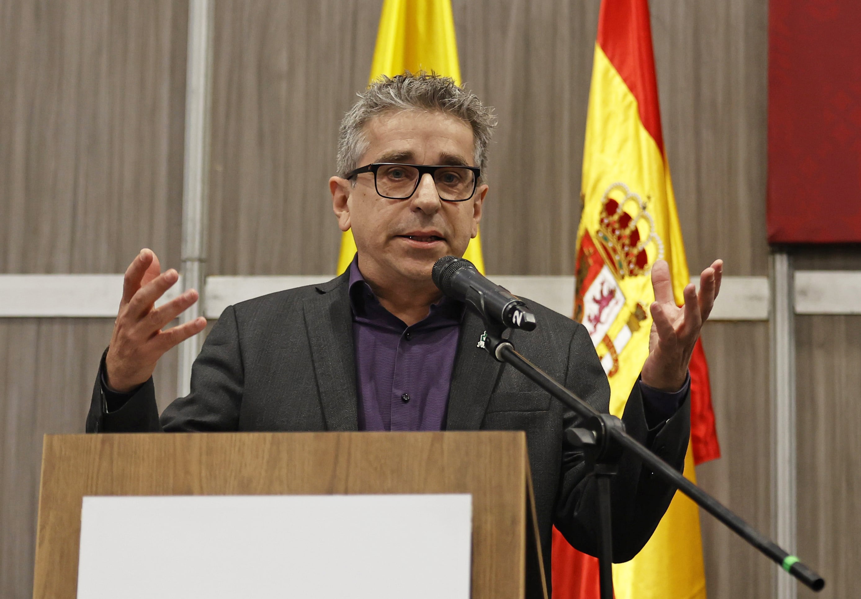 El Secretario de Estado de Cultura de España, Jordi Marti Grau, anunció: “Vamos a conmemorar un aniversario de la generación del 37, muchos de los cuales luego estuvieron acogidos en esta ciudad” (Foto: EFE/Mauricio Dueñas Castañeda)
