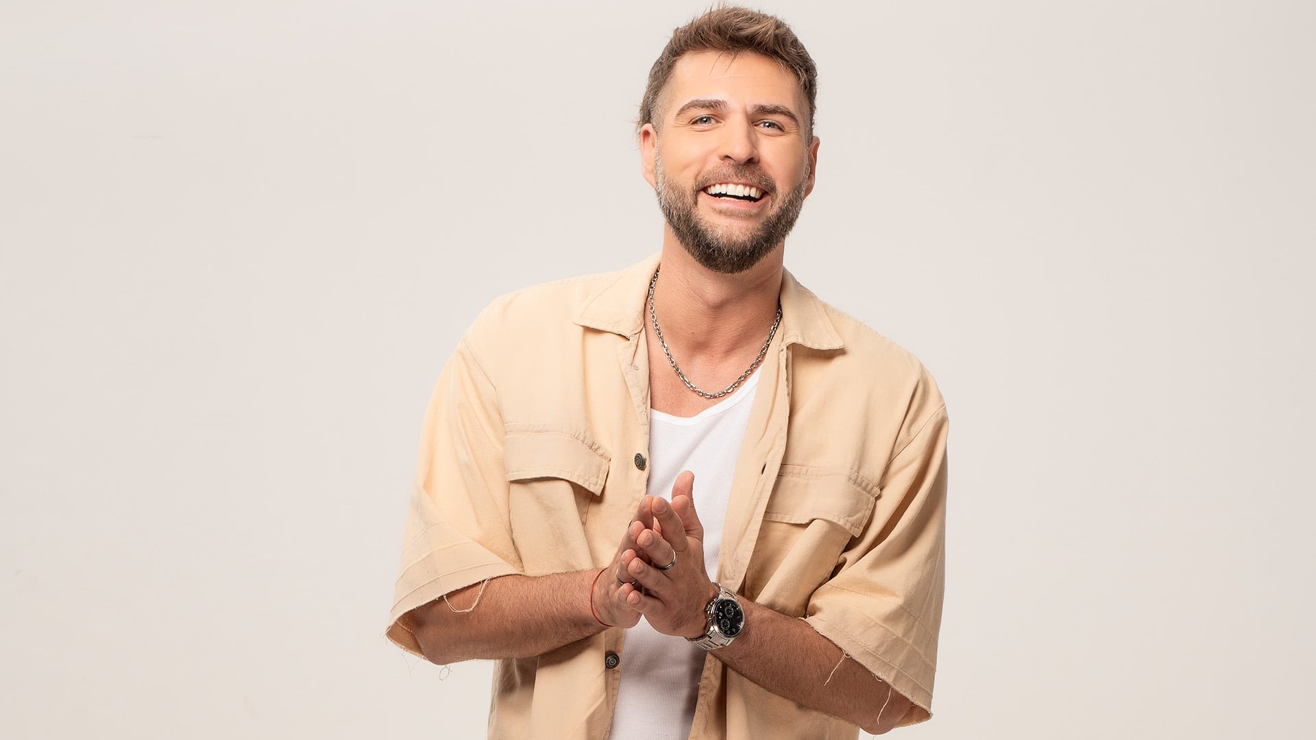 El comediante habló en exclusiva con Teleshow sobre su desembarco en “Regla de tres simple”, la comedia romántica que protagoniza y el desafío de reinventarse más allá del stand-up (Agencia Coral)