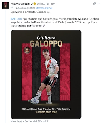 El ex Banfield dejará River a préstamo y emigrará a la MLS