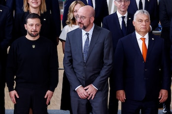 El presidente de Ucrania, Volodimir