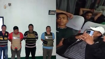 La PNP desmanteló una organización criminal dedicada al traslado informal de migrantes extranjeros hacia Perú. (Composición: Infobae / Gob / captura)