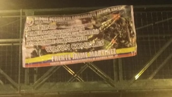 Nuevas pancartas alusivas a las disidencias de las Farc aparecieron en Cali: un sospechoso fue capturado