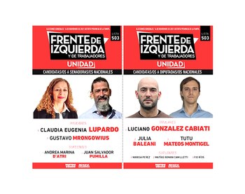 Foto: Boleta del Frente de