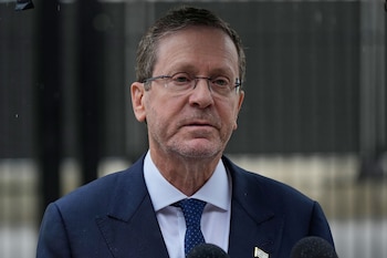 El presidente de Israel, Isaac