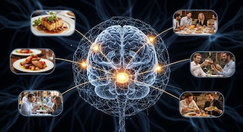 El cerebro asocia experiencias y