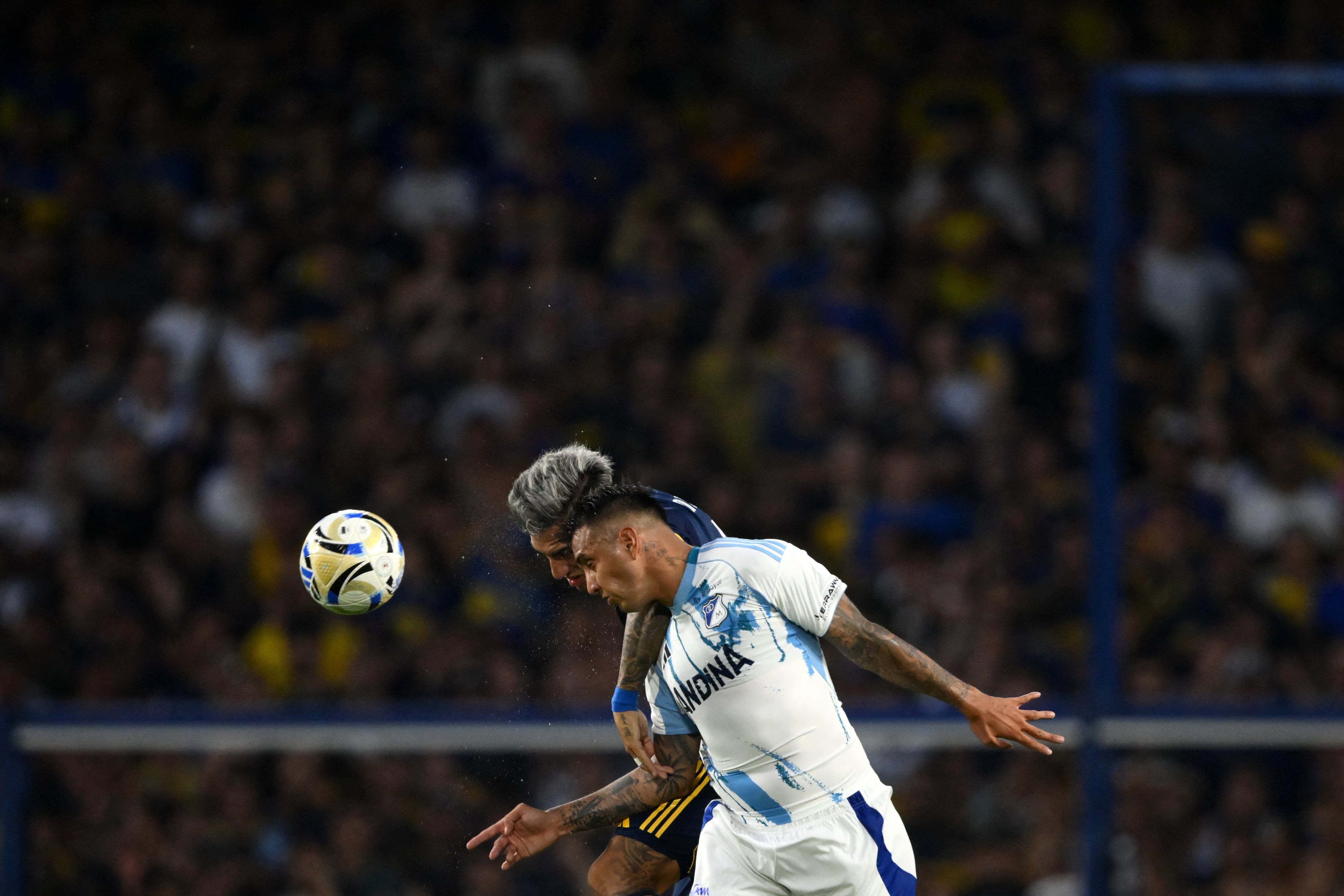 El director deportivo de Millonarios también explicó el buen presente que vive el delantero argentino Rodrigo Contreras - crédito Luis ROBAYO / AFP