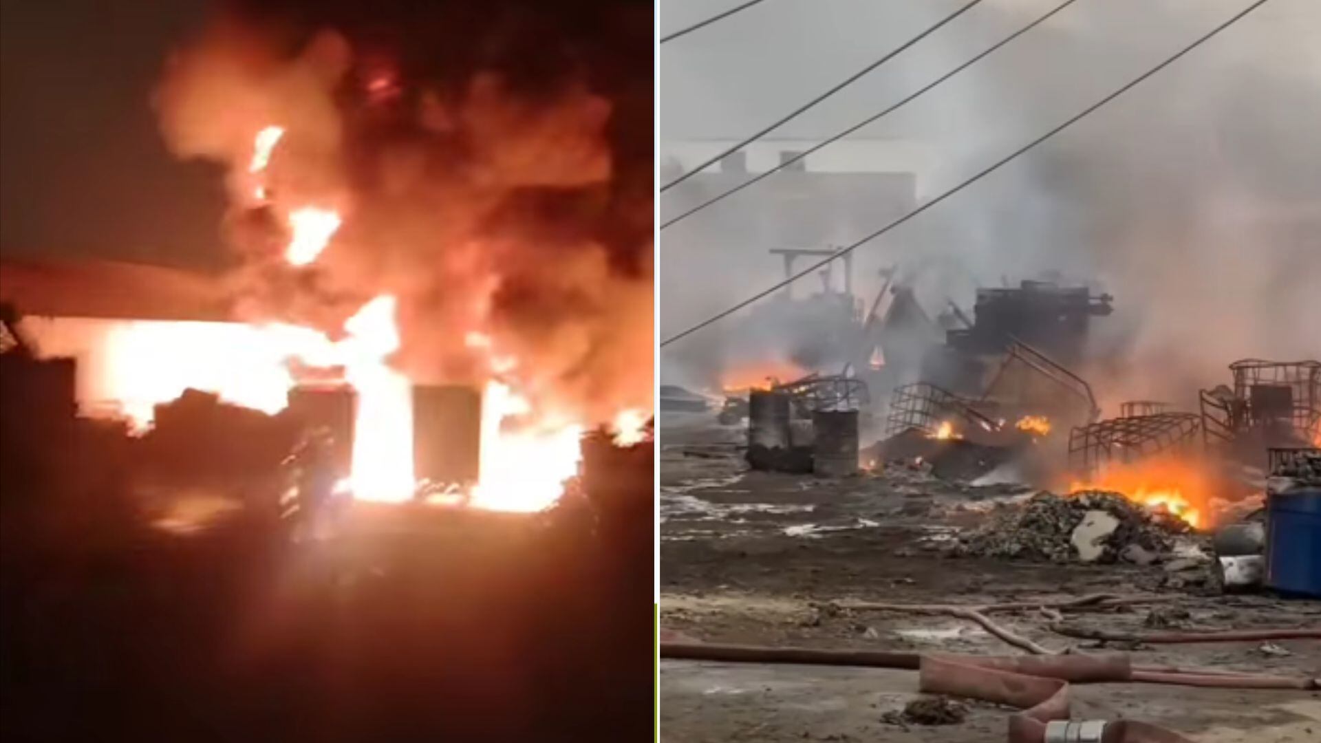 Incendio consumió fábrica y almacén en Puente Piedra: se necesitaron más de 10 unidades de bomberos