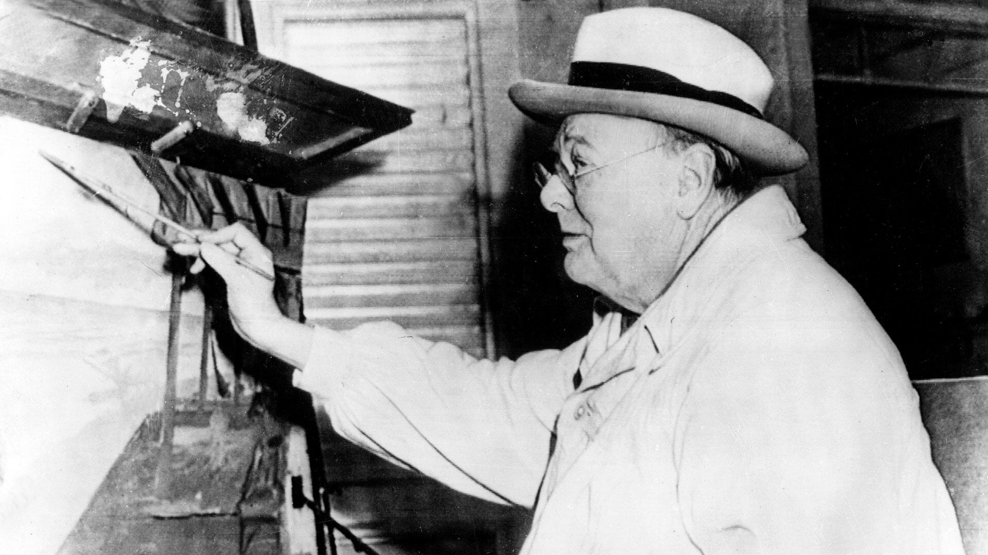 Una pintura de Winston Churchill conquistó una subasta con un récord millonario (Grosby)