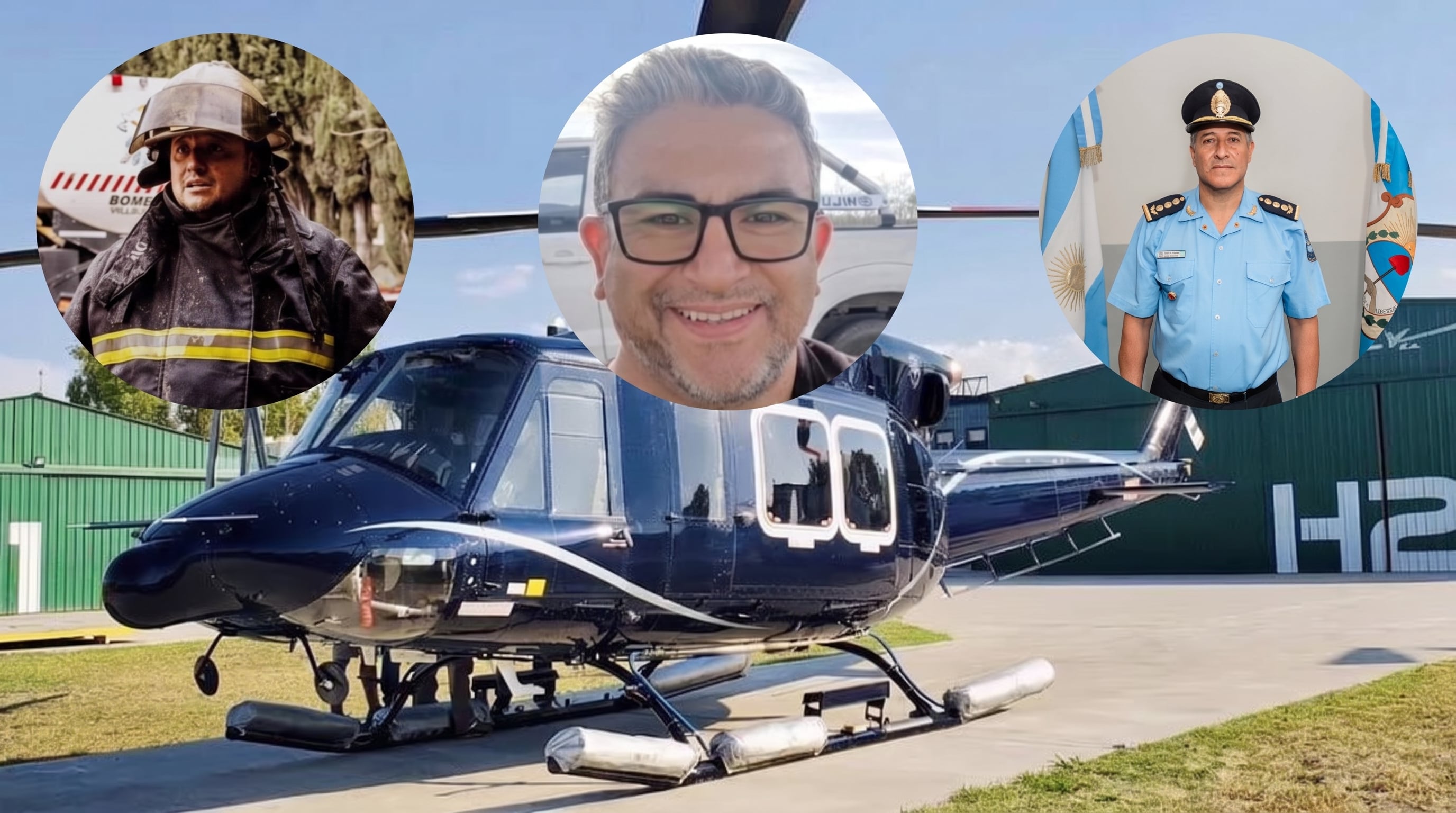 Altos mandos de la Policía y bomberos: quiénes eran las siete personas que murieron en el accidente del helicóptero en San Juan