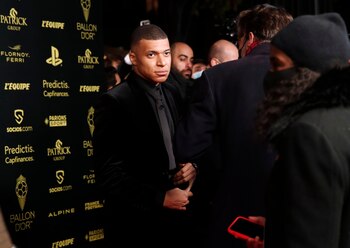 Mbappé estuvo presente en la