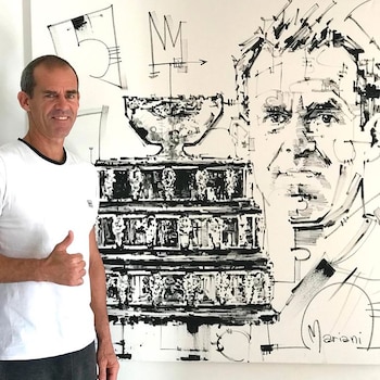 Con Daniel Orsanic (@mariani.artspace).