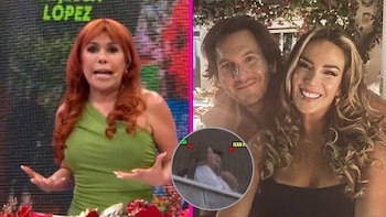 Silvia Cornejo se luce feliz