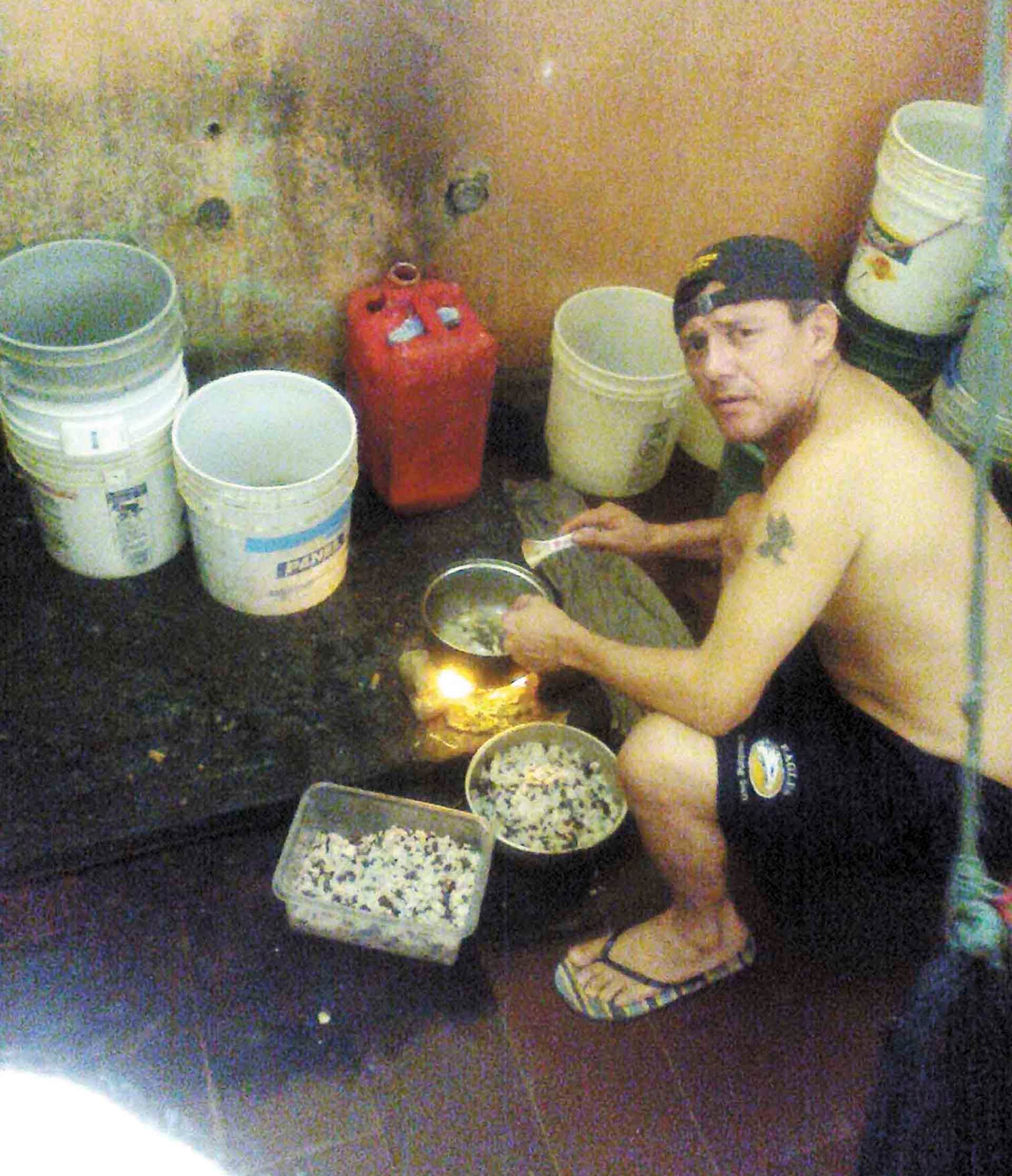 Vargas, durante los primeros años de prisión (Foto de Facebook/Marvin Vargas Herrera)