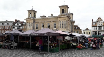 La calle de Londres donde se celebra el mercado más