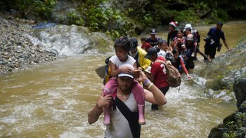 En el tapón de Darién