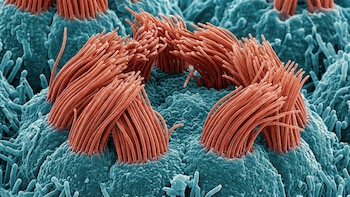 Un nuevo modelo identificó cómo el oído logra amplificar los sonidos tenues y detectar los intensos