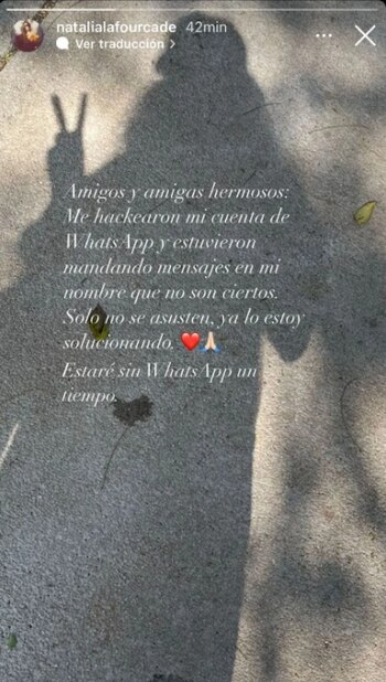 Natalia Lafourcade denuncia el hackeo