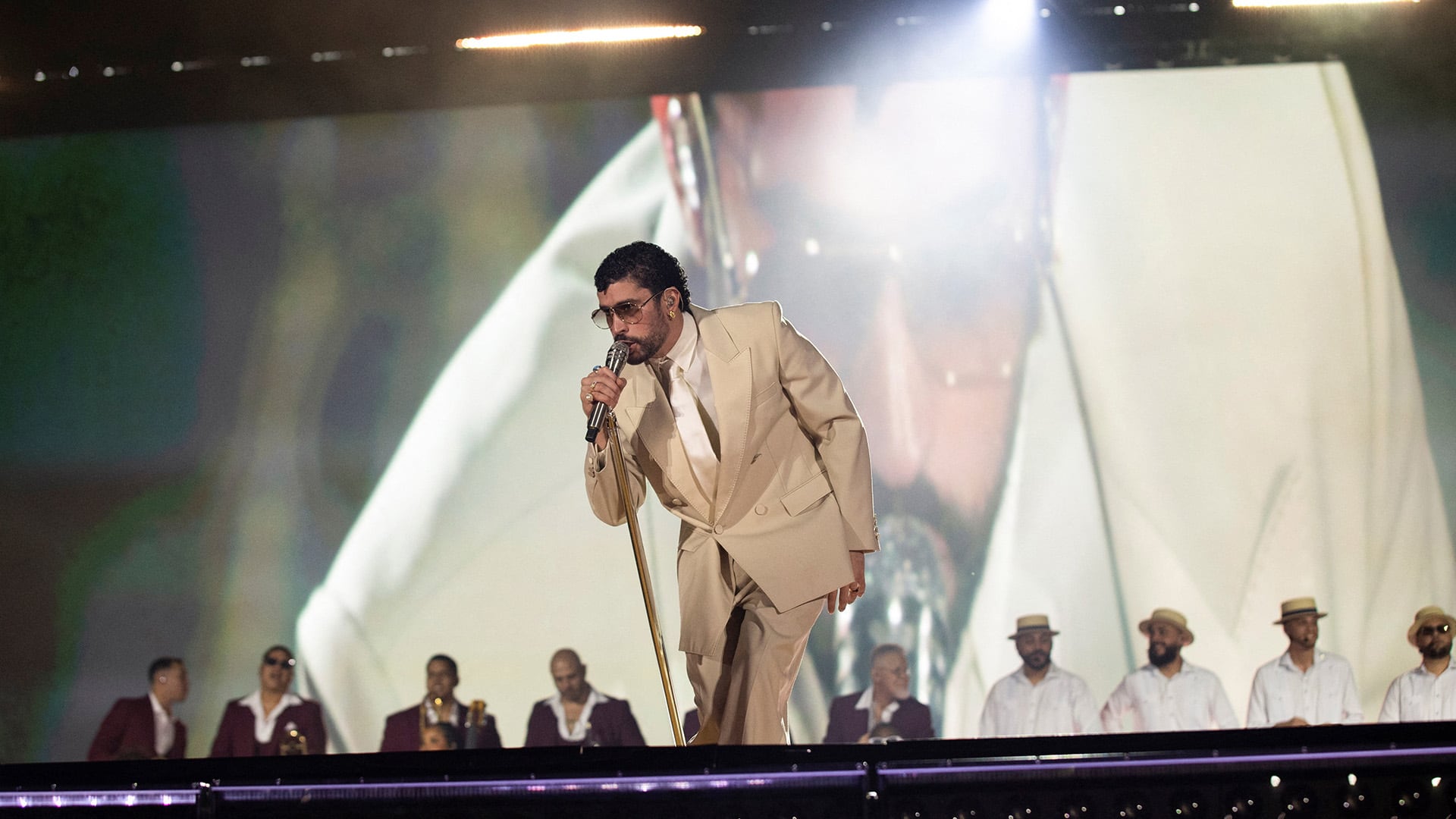 El Estadio GNP Seguros se prepara para Bad Bunny.Crédito: Reuters