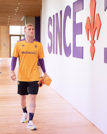 Nicolás Valentini firmó en Fiorentina