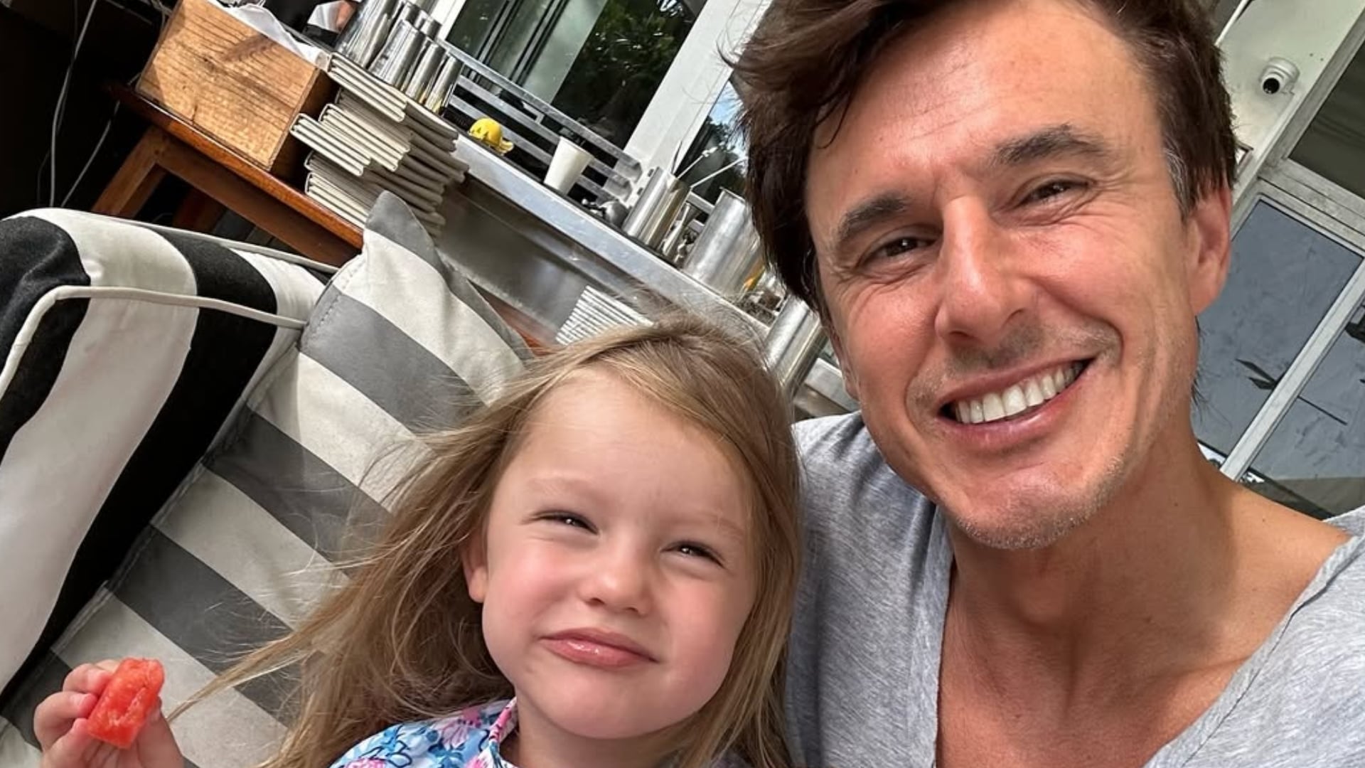 Roberto García Moritan agradeció a sus seguidores por mostrar preocupación por la seguridad de su pequeña