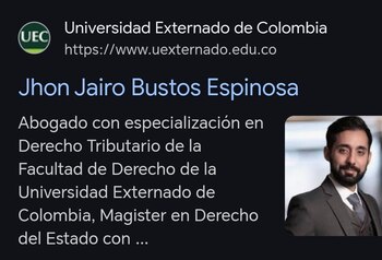 Bustos trabajaba en la Universidad