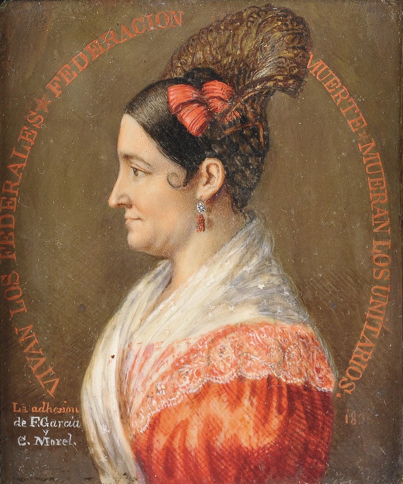 En el medio del conflicto con Francia, Rosas perdió a su esposa Encarnación. Tenía 43 años