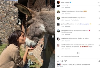 Las imágenes compartidas por Majo