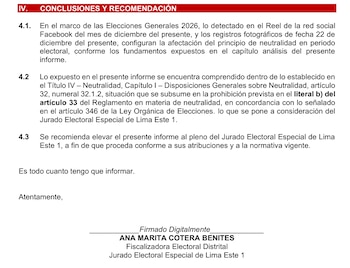 Informe de fiscalización sobre el