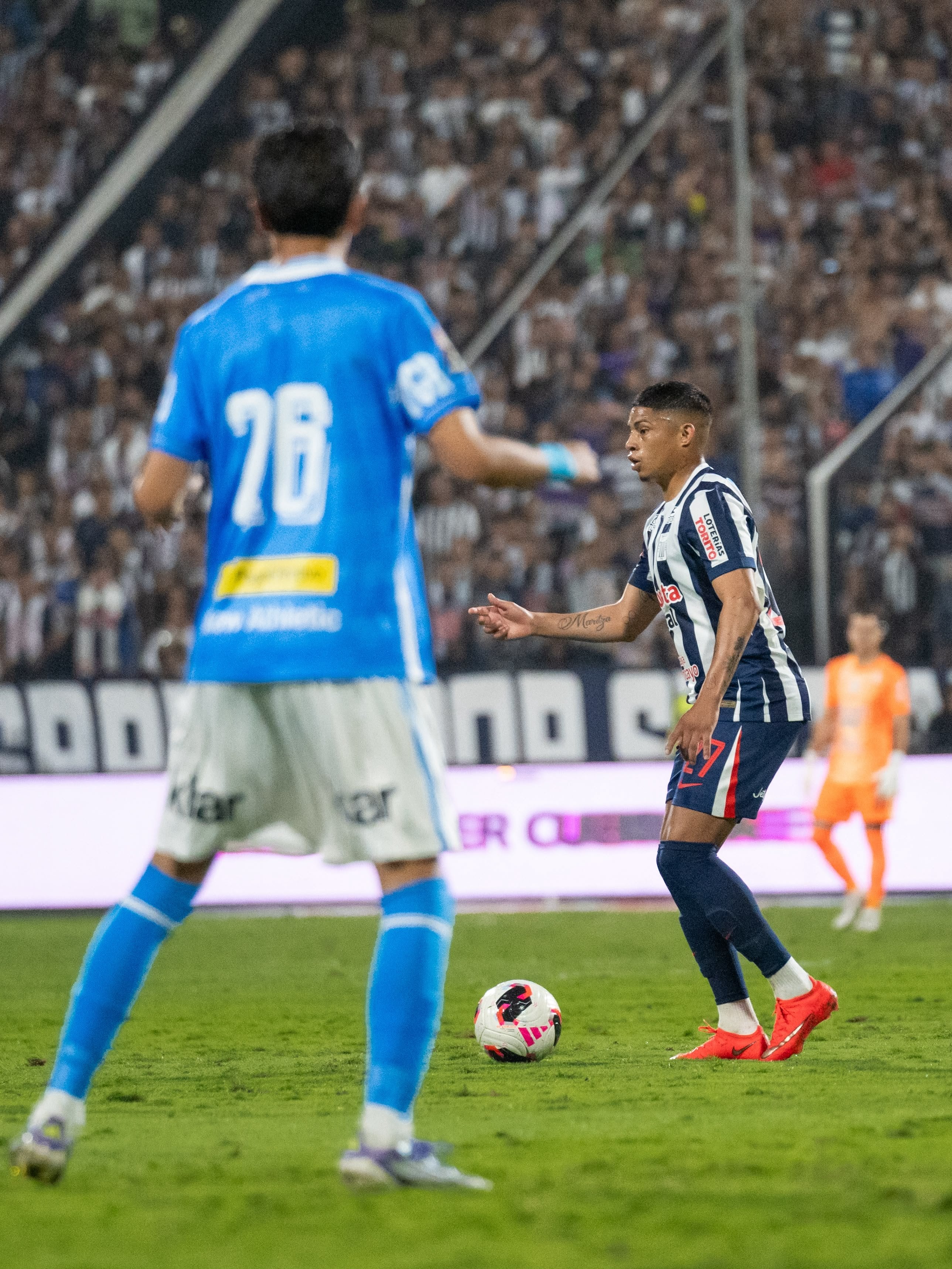 Kevin Quevedo reapareció tras cuatro meses con Alianza Lima. Crédito: Paloma del Solar / A Presión
