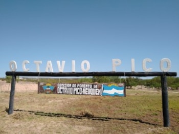 La entrada del pueblo