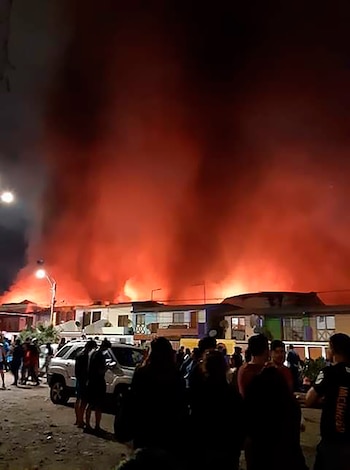 Varias casa también fueron afectadas