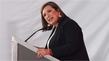 La candidata de la oposición