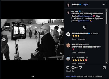 La hija de John Travolta compartió una fotografía detrás de cámaras. (Instagram)