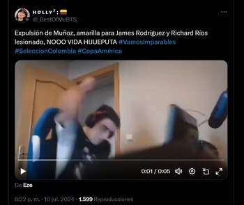 Mucha furia en el partido